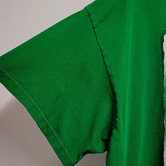 Delta Pro Weight St. Patricks Day Green T-shirt with Skull in Hat Men's Size XL - Picture 5 of 8